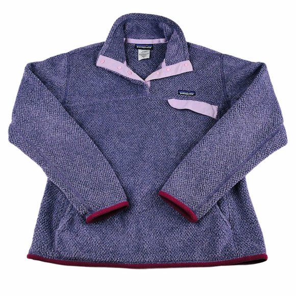Patagonia Sweaters - Patagonia Re-Tool Snap-T Fleece Pullover Purple